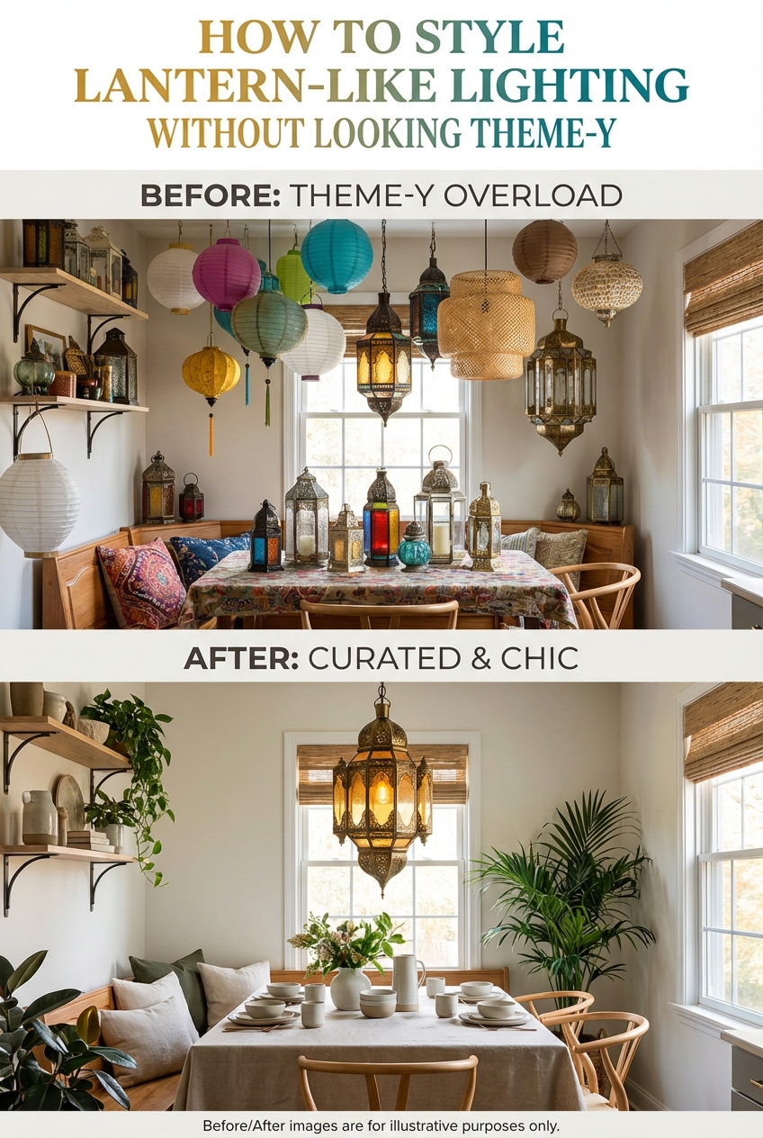 How to Style Lantern-Like Lighting Without Looking Theme-y - photo 5