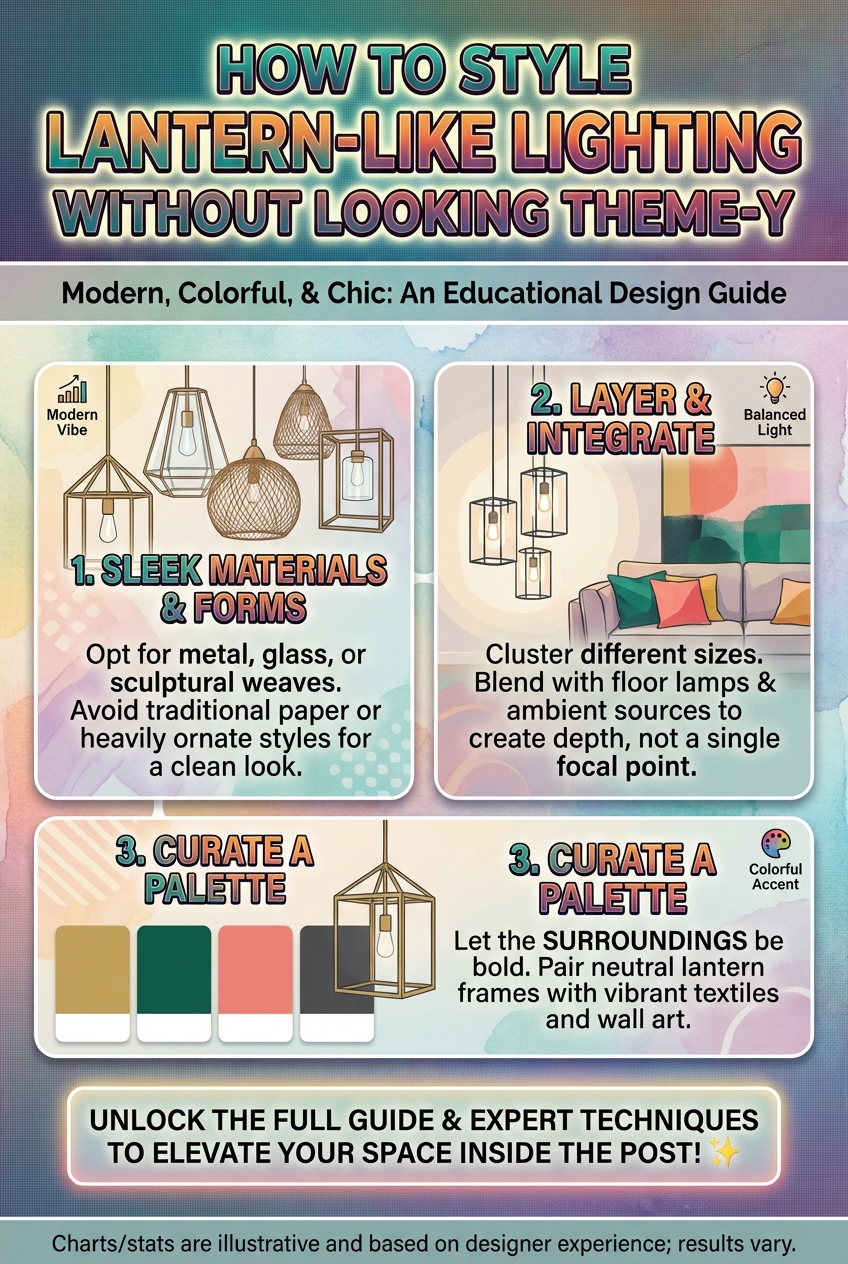 How to Style Lantern-Like Lighting Without Looking Theme-y - photo 4