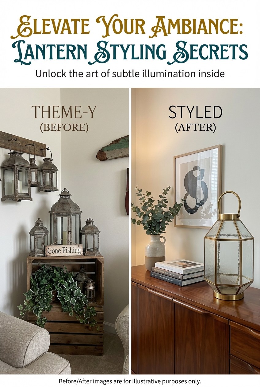 How to Style Lantern-Like Lighting Without Looking Theme-y - photo 5