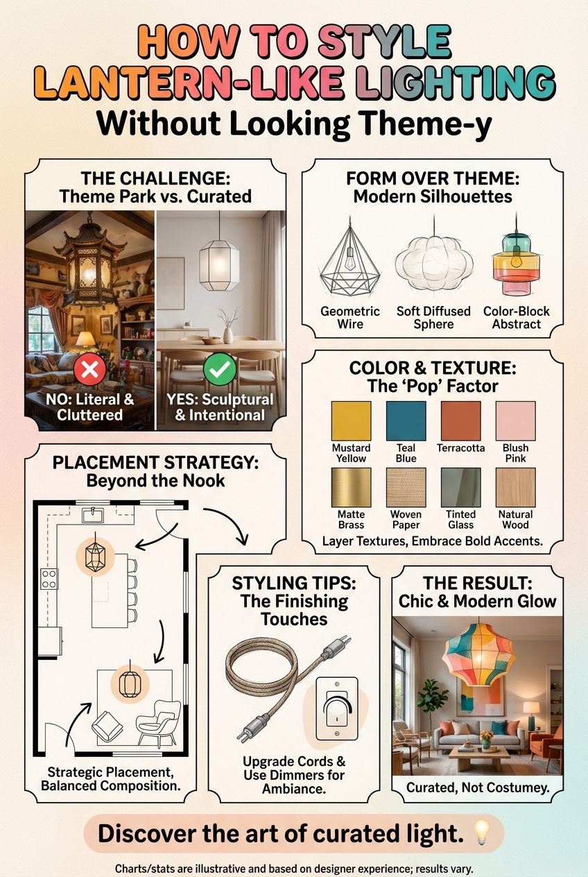 How to Style Lantern-Like Lighting Without Looking Theme-y - photo 4