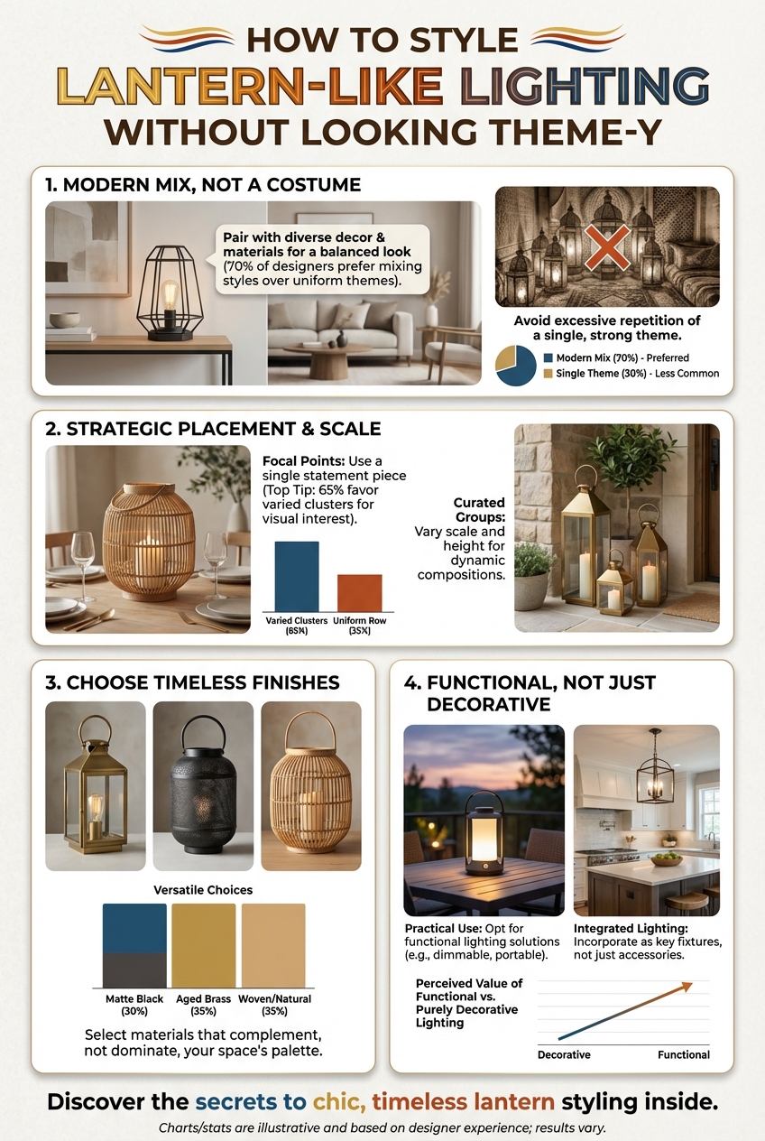 How to Style Lantern-Like Lighting Without Looking Theme-y - photo 3