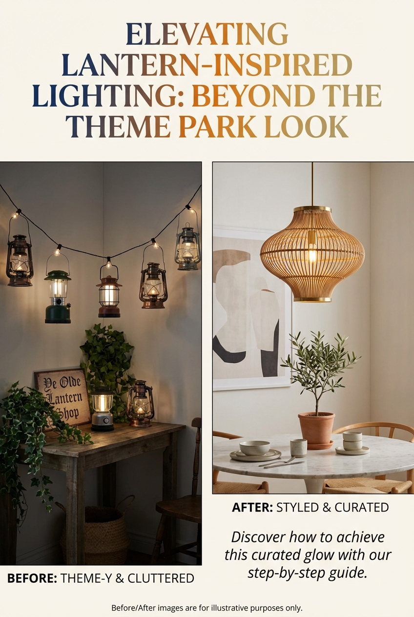 How to Style Lantern-Like Lighting Without Looking Theme-y - photo 5