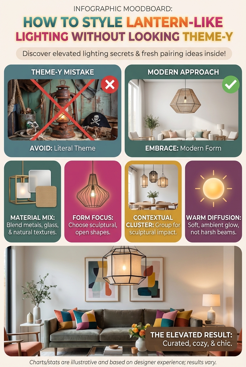 How to Style Lantern-Like Lighting Without Looking Theme-y - photo 4