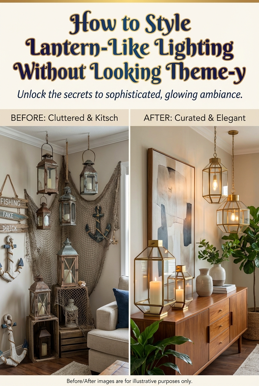 How to Style Lantern-Like Lighting Without Looking Theme-y - photo 5