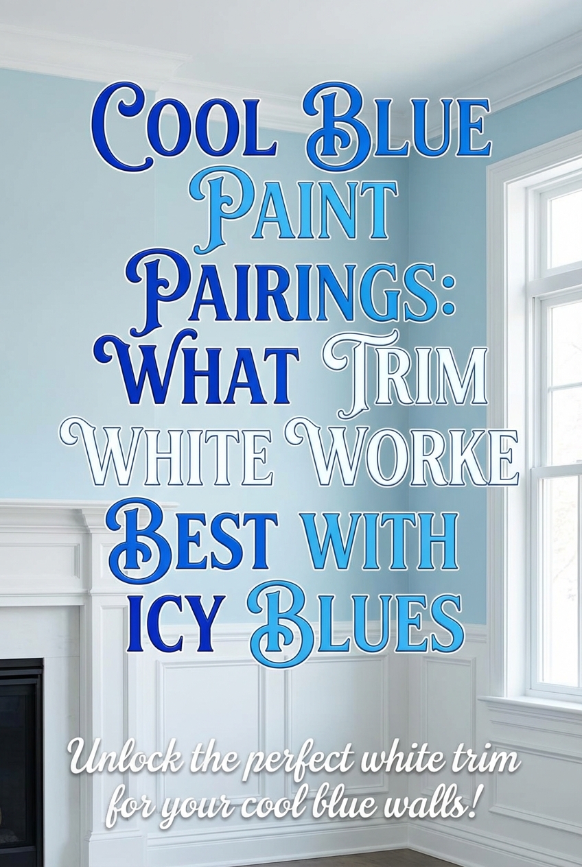 Cool Blue Paint Pairings: What Trim White Works Best with Icy Blues - photo 2