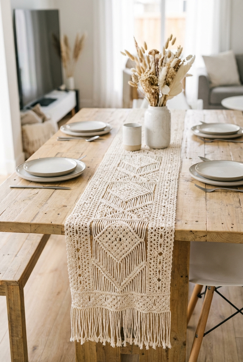 DIY Lace Table Runner Ideas (Modern and Minimal)