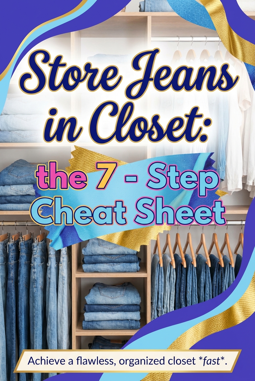 Store Jeans in Closet: the 7 – Step Cheat Sheet - photo 2