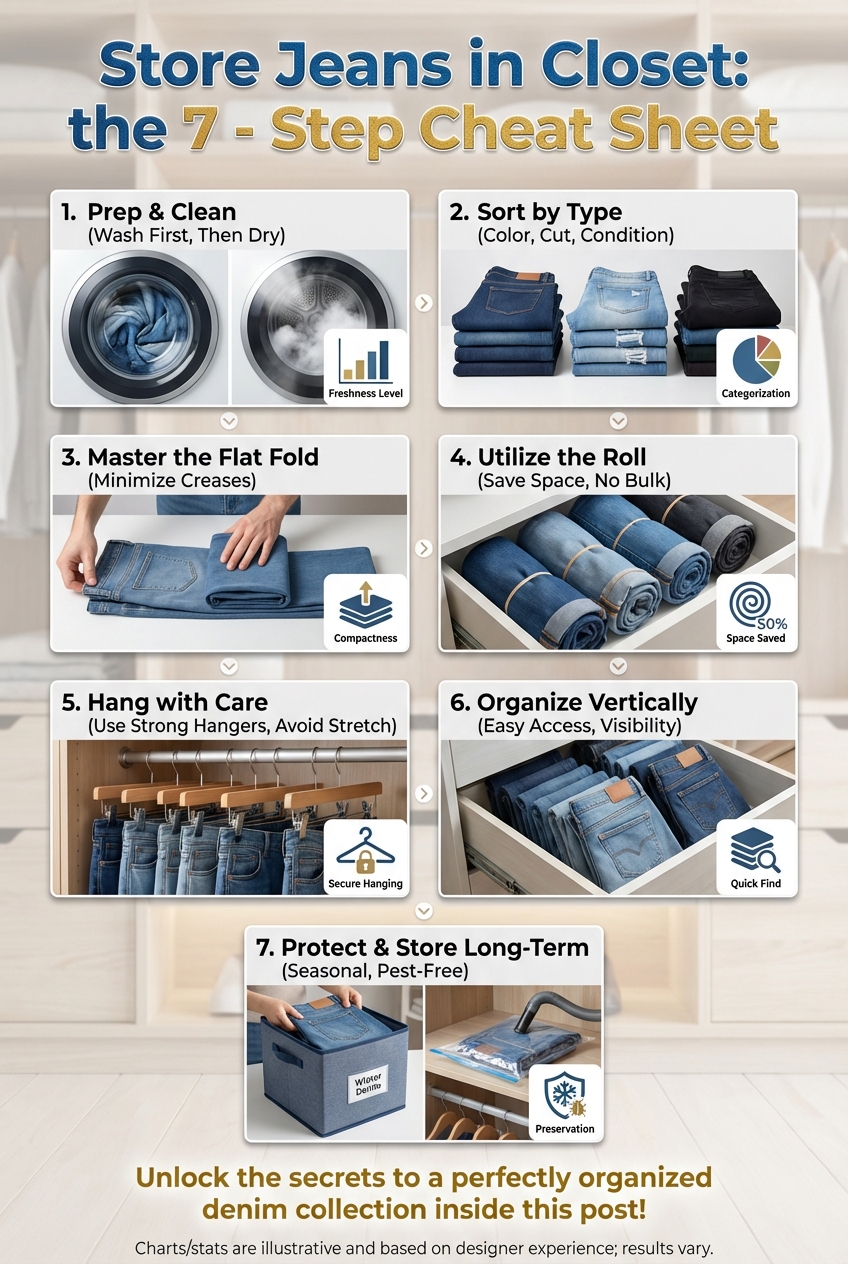 Store Jeans in Closet: the 7 – Step Cheat Sheet - photo 3
