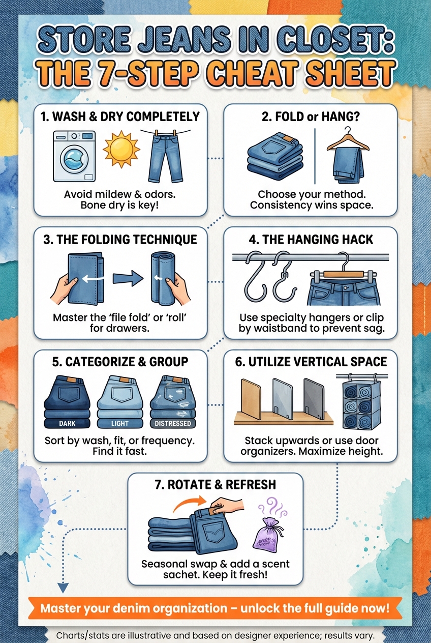 Store Jeans in Closet: the 7 – Step Cheat Sheet - photo 4