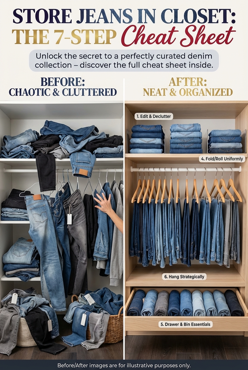 Store Jeans in Closet: the 7 – Step Cheat Sheet - photo 5