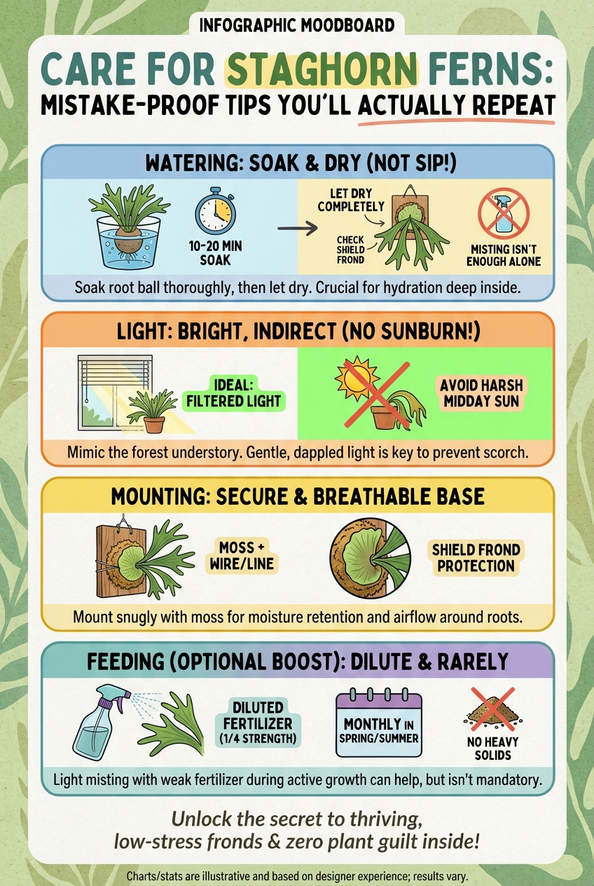 Care for Staghorn Ferns: Mistake – Proof Tips Youll Actually Repeat - photo 4