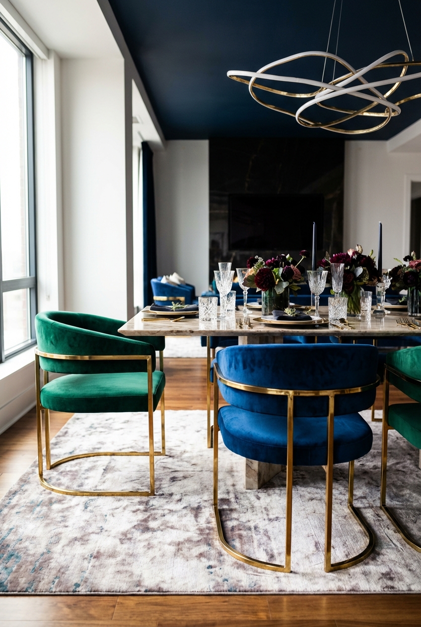 How to Style Velvet Dining Chairs (Glamoratti Edition)