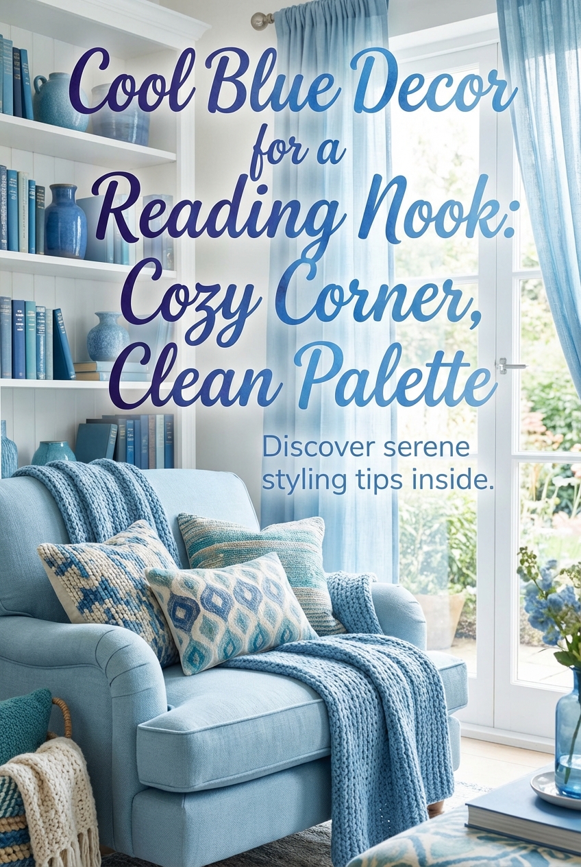Cool Blue Decor for a Reading Nook: Cozy Corner, Clean Palette - photo 2
