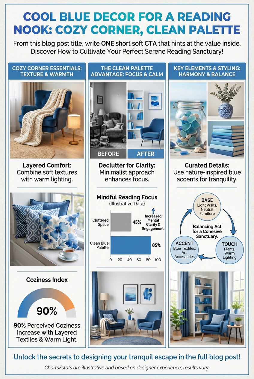 Cool Blue Decor for a Reading Nook: Cozy Corner, Clean Palette - photo 3