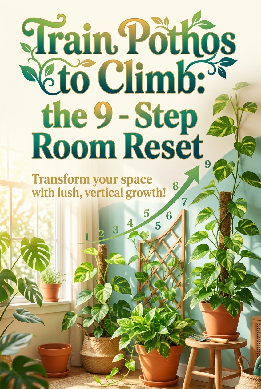 Train Pothos to Climb: the 9 – Step Room Reset - photo 2