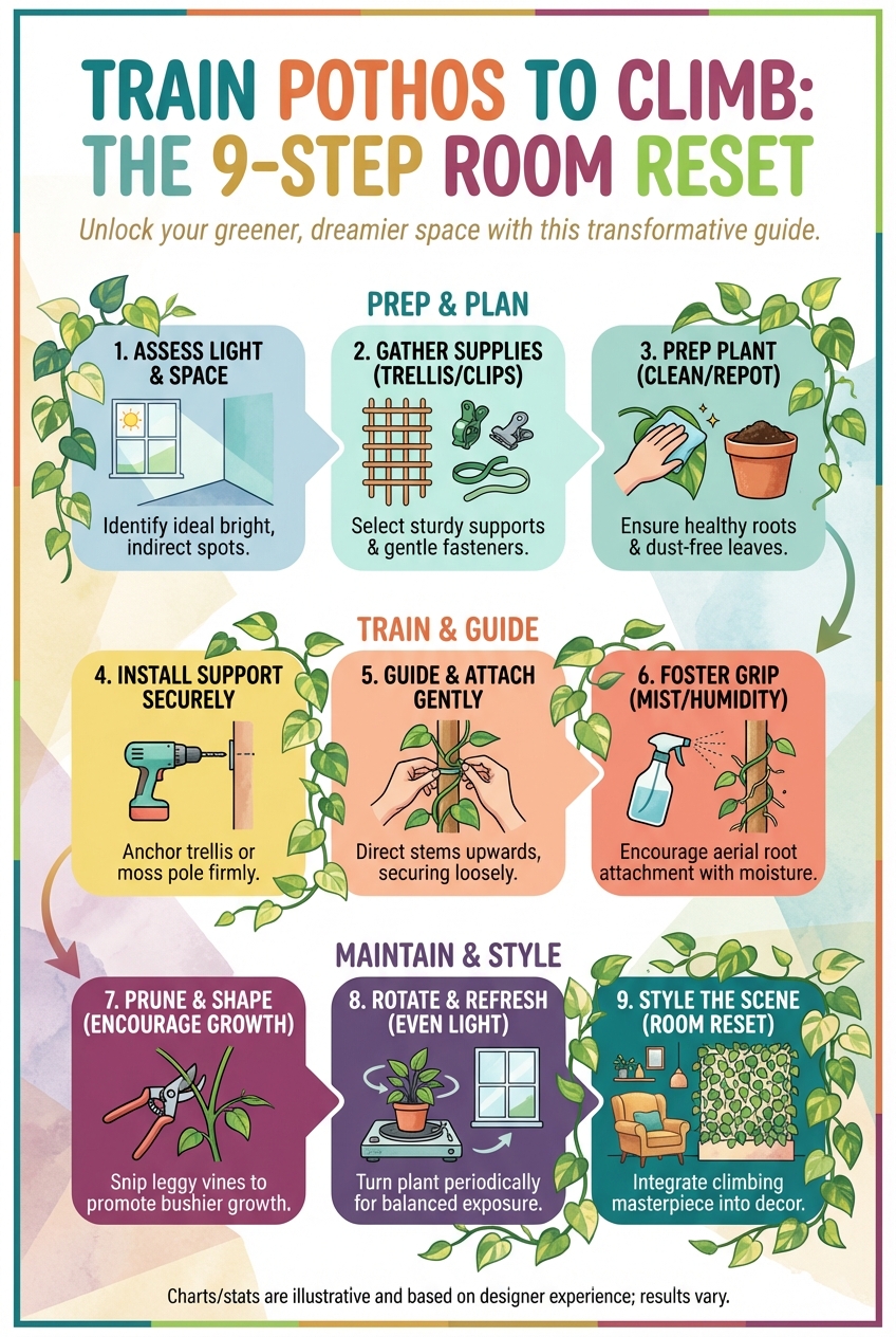 Train Pothos to Climb: the 9 – Step Room Reset - photo 4