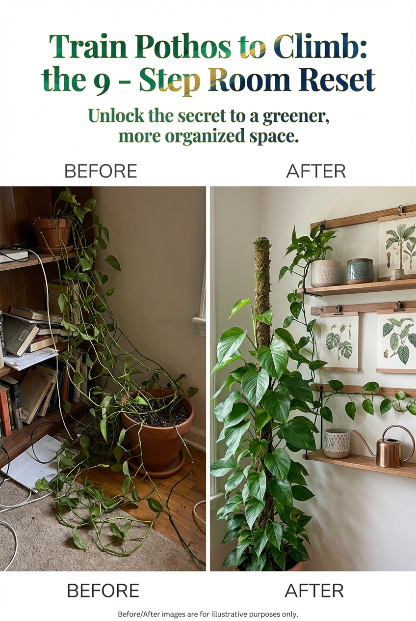 Train Pothos to Climb: the 9 – Step Room Reset - photo 5