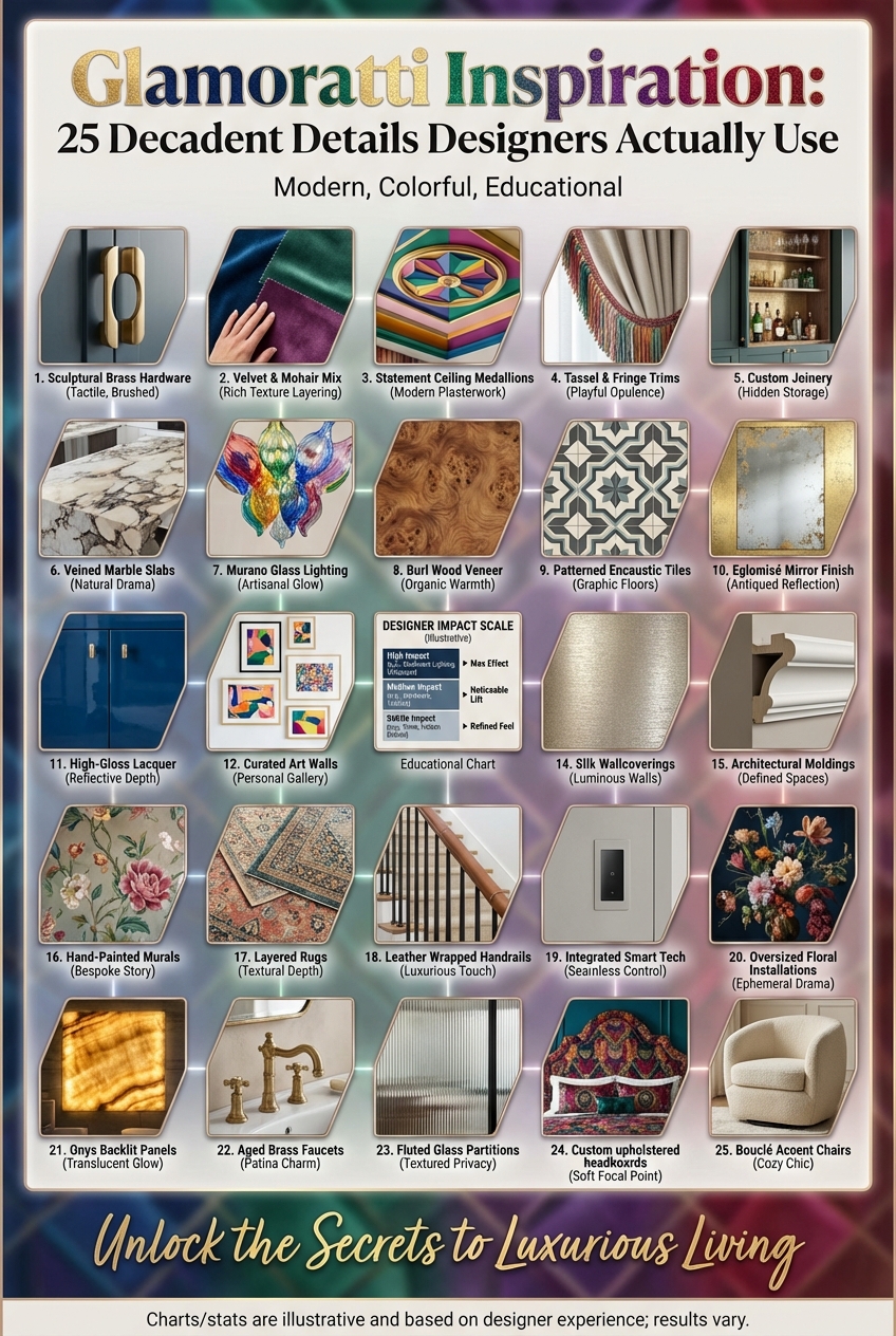 Glamoratti Inspiration: 25 Decadent Details Designers Actually Use - photo 4