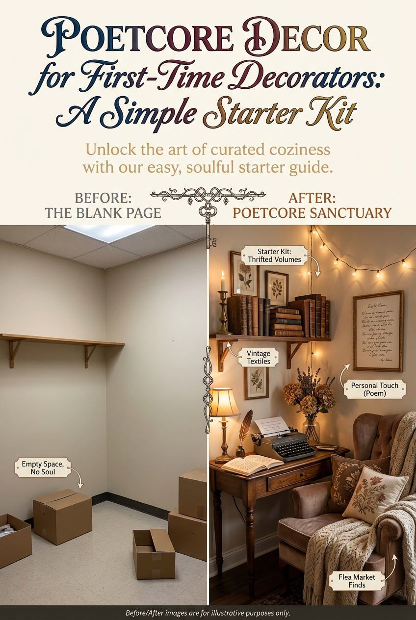 Poetcore Decor for First-Time Decorators: A Simple Starter Kit - photo 5