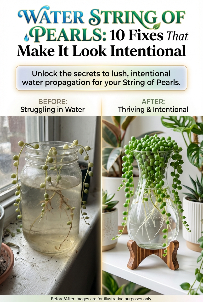 Water String of Pearls Plant: 10 Fixes That Make It Look Intentional - photo 5