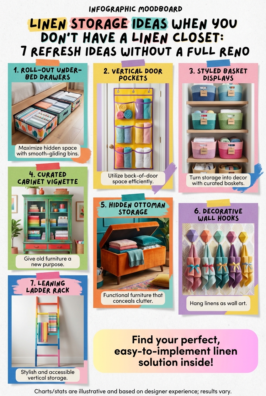 Linen Storage Ideas When You Dont Have a Linen Closet: 7 Refresh Ideas Without a Full Reno - photo 4
