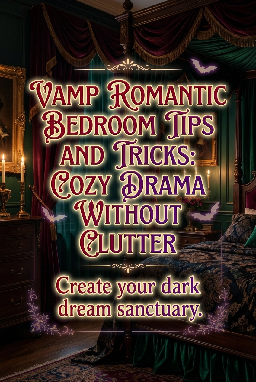 Vamp Romantic Bedroom Tips and Tricks: Cozy Drama Without Clutter - photo 2
