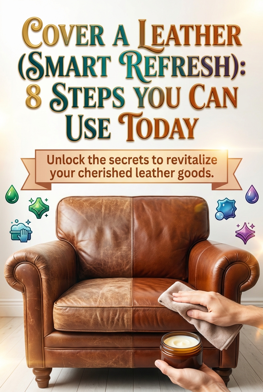 Cover a Leather (smart Refresh): 8 Steps You Can Use Today - photo 2
