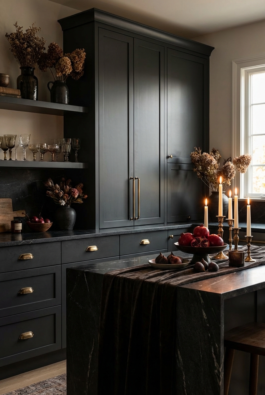 Vamp Romantic Kitchen Tips and Tricks: Keep it dramatic, not gloomy