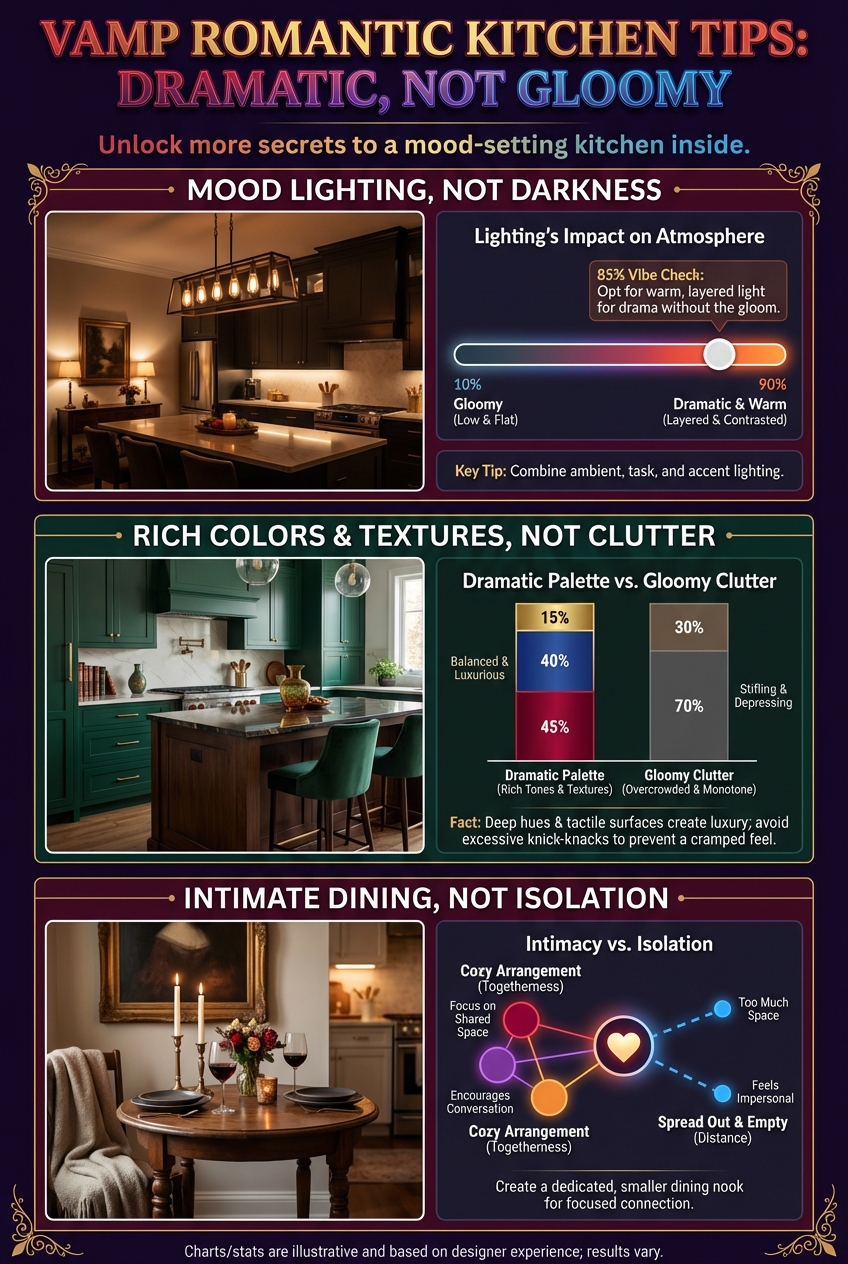 Vamp Romantic Kitchen Tips and Tricks: Keep it dramatic, not gloomy - photo 3