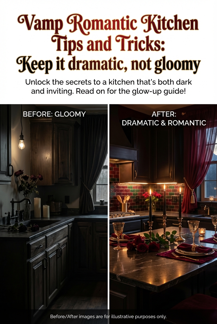 Vamp Romantic Kitchen Tips and Tricks: Keep it dramatic, not gloomy - photo 5