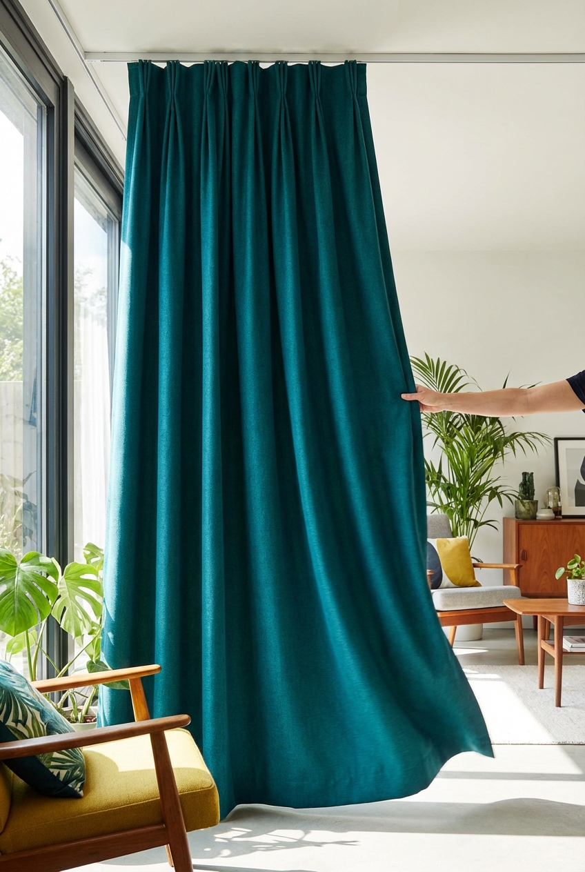 Pencil Pleat Curtains on a Track: 10 Moves for Better Flow