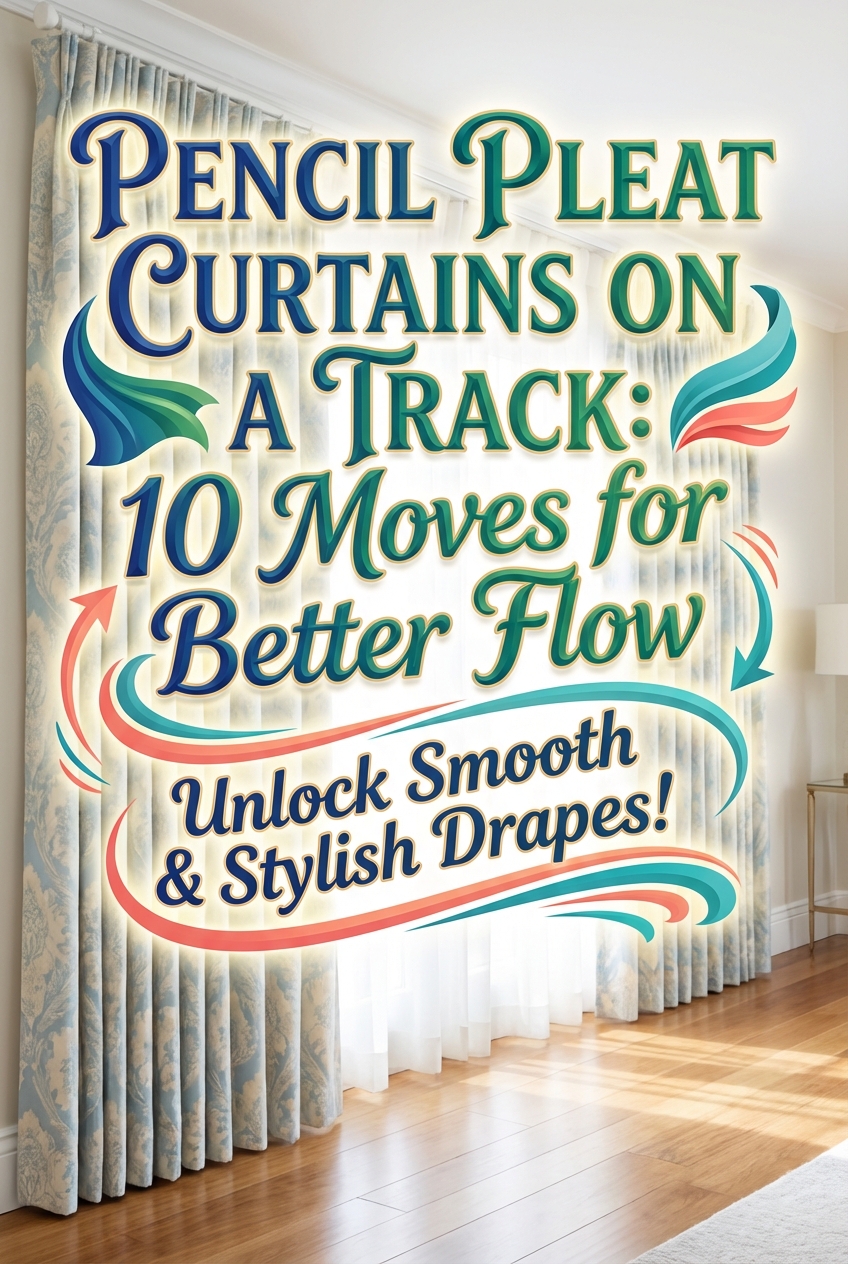 Pencil Pleat Curtains on a Track: 10 Moves for Better Flow - photo 2