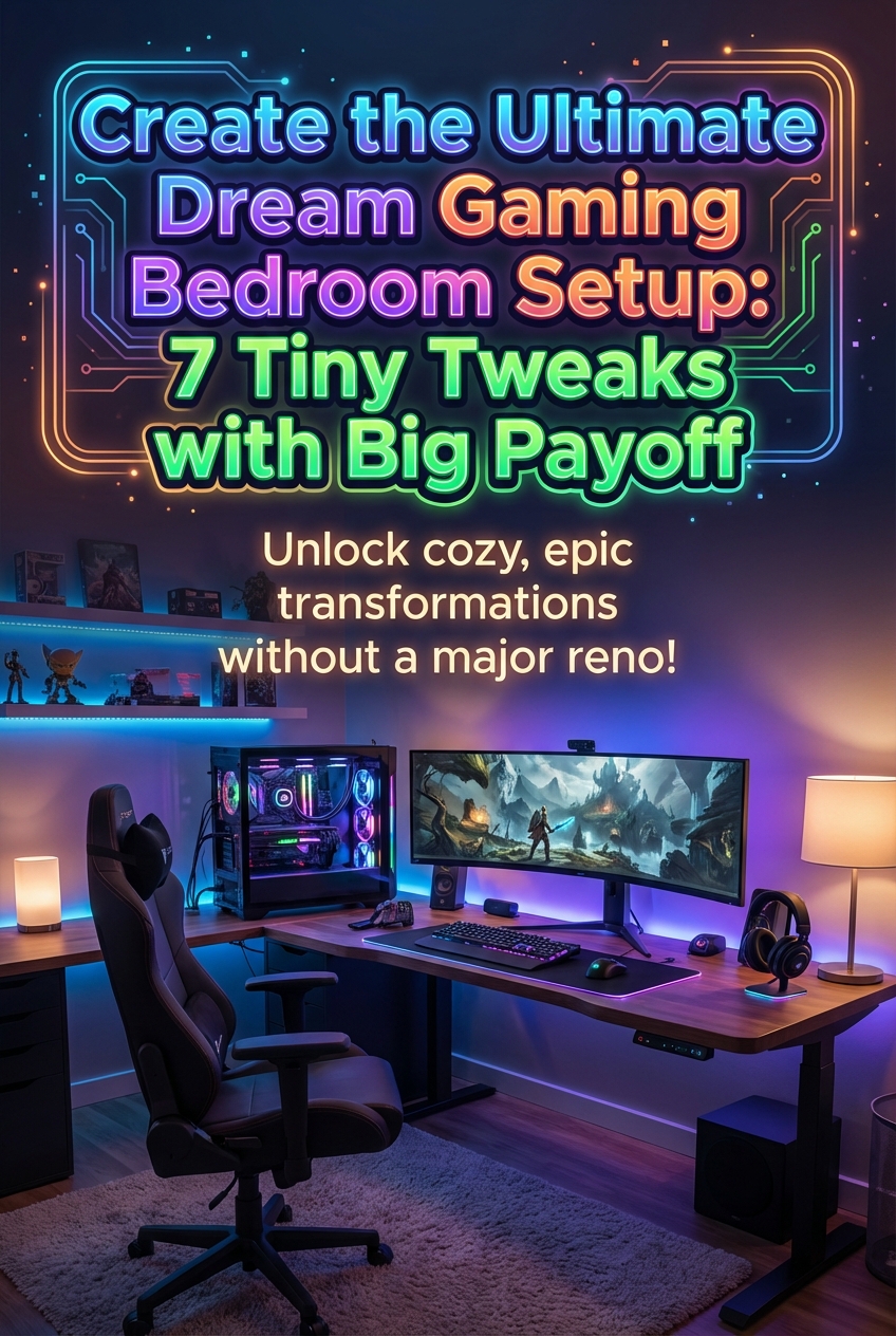 Create the Ultimate Dream Gaming Bedroom Setup: 7 Tiny Tweaks with Big Payoff - photo 2