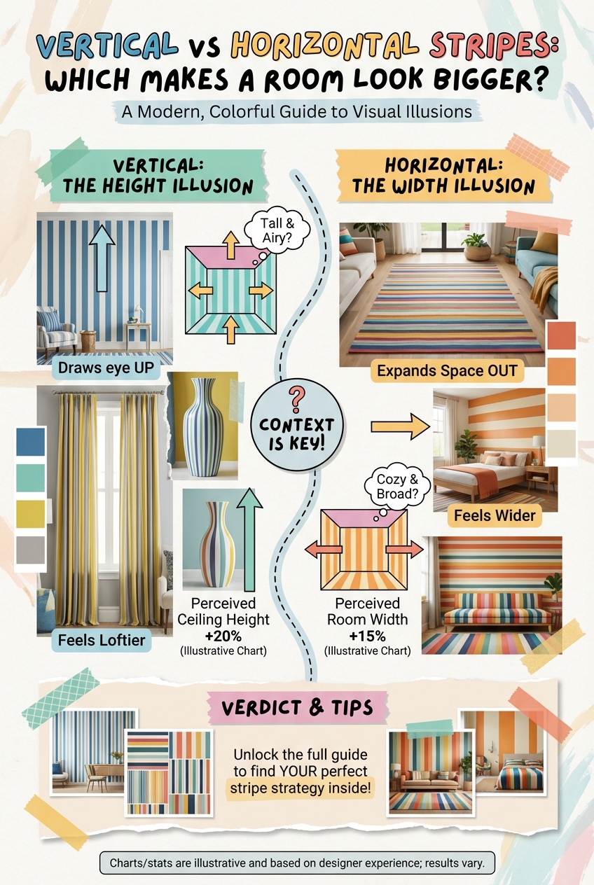 Vertical vs Horizontal Stripes: Which Makes a Room Look Bigger? - photo 4