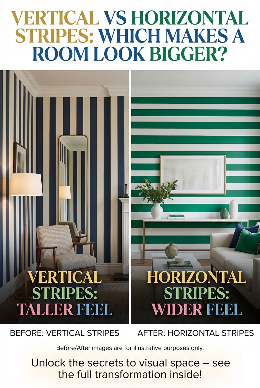 Vertical vs Horizontal Stripes: Which Makes a Room Look Bigger? - photo 5