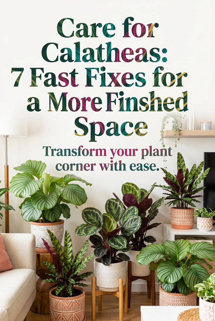 Care for Calatheas: 7 Fast Fixes for a More Finished Space - photo 2