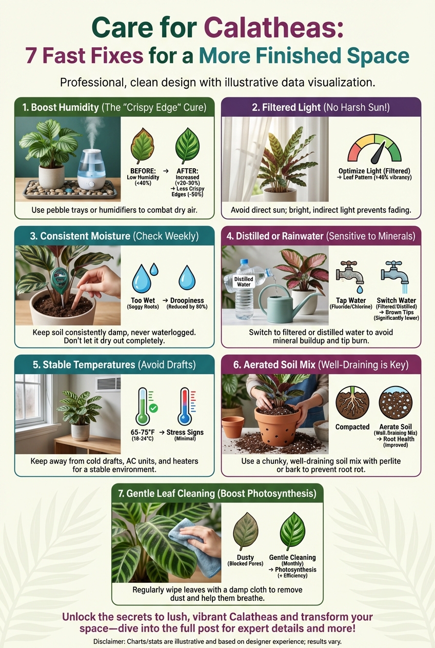 Care for Calatheas: 7 Fast Fixes for a More Finished Space - photo 3