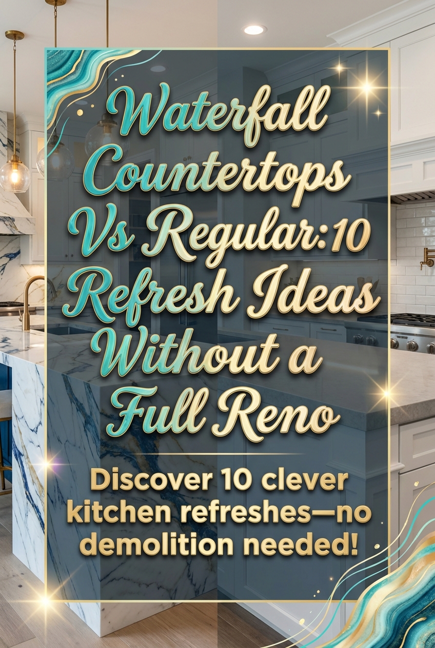 Waterfall Countertops Vs Regular: 10 Refresh Ideas Without a Full Reno - photo 2