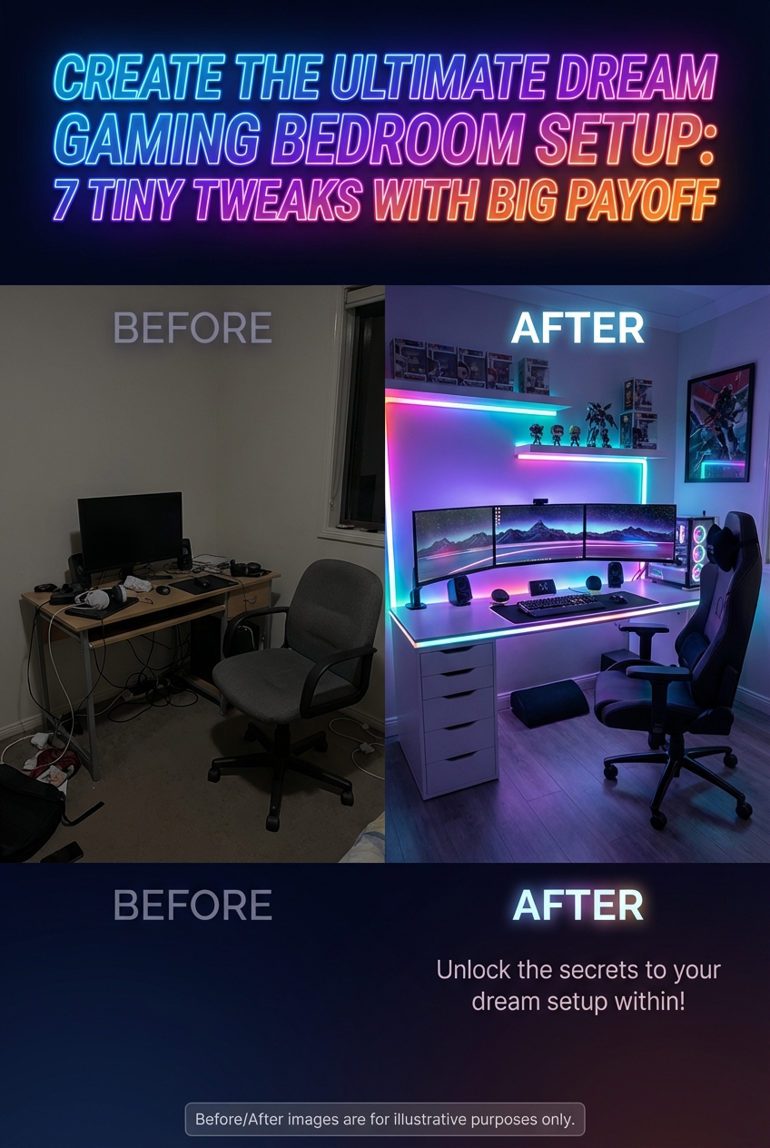 Create the Ultimate Dream Gaming Bedroom Setup: 7 Tiny Tweaks with Big Payoff - photo 5