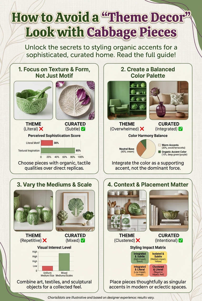 How to Avoid a “Theme Decor” Look with Cabbage Pieces - photo 3