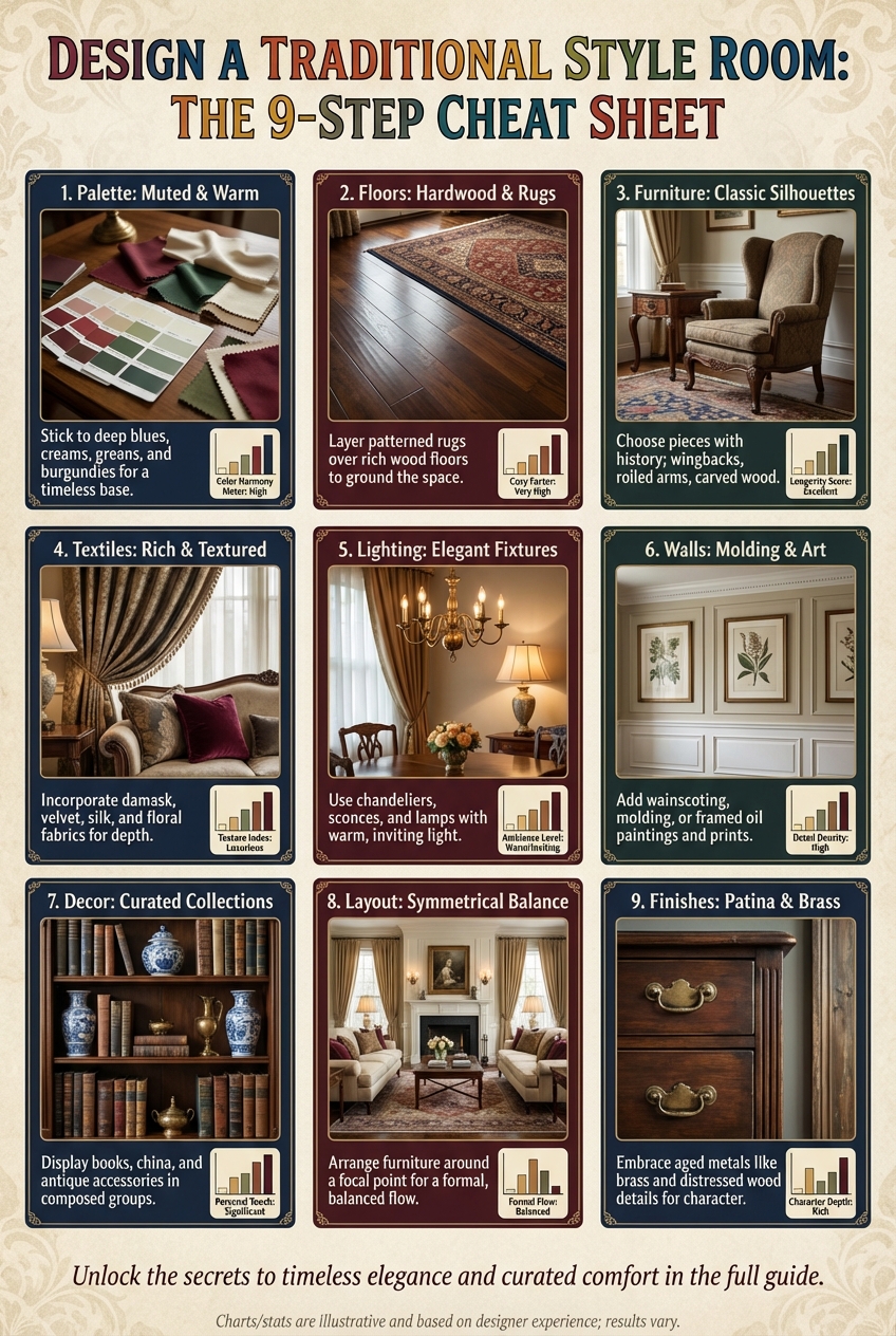 Design a Traditional Style Room: the 9 – Step Cheat Sheet - photo 3