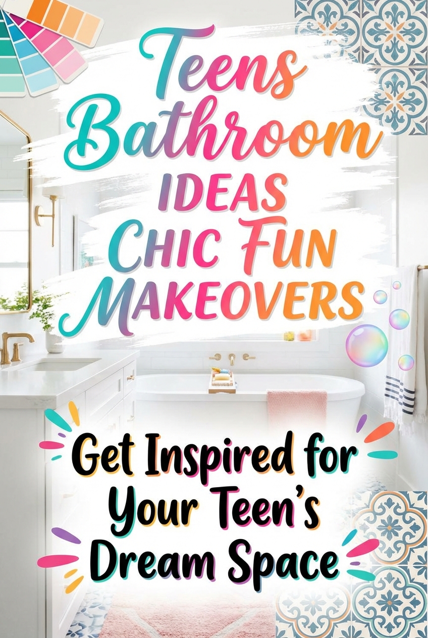 Teens Bathroom Ideas Chic Fun Makeovers - photo 2