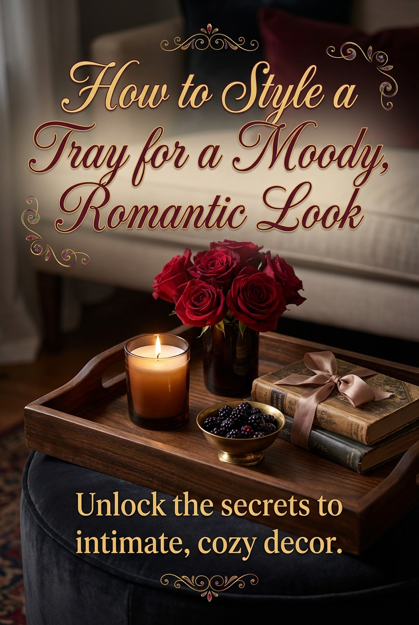 How to Style a Tray for a Moody, Romantic Look - photo 2