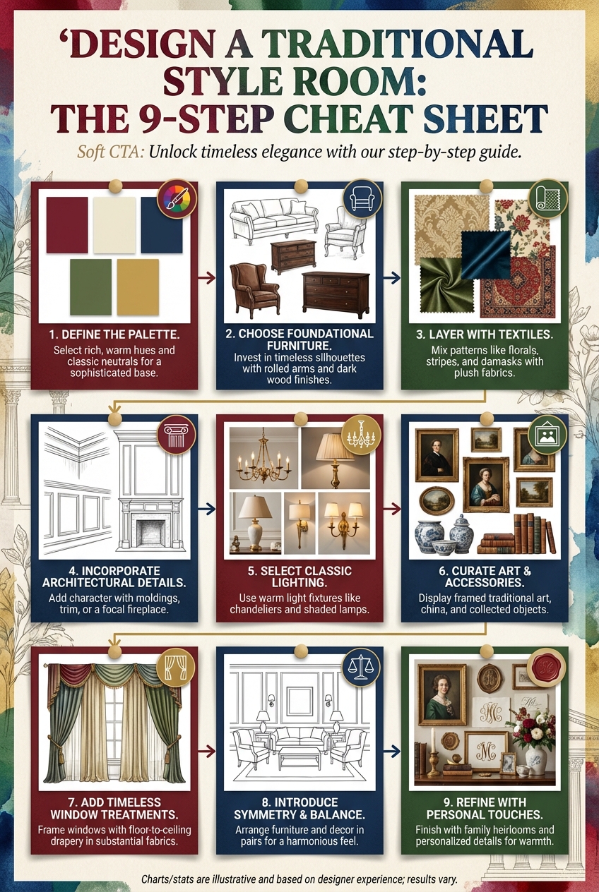 Design a Traditional Style Room: the 9 – Step Cheat Sheet - photo 4