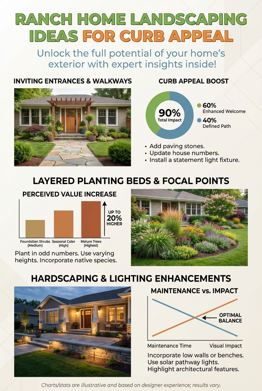 Ranch Home Landscaping Ideas for Curb Appeal - photo 3