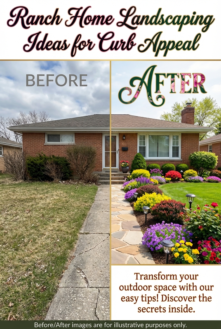 Ranch Home Landscaping Ideas for Curb Appeal - photo 5