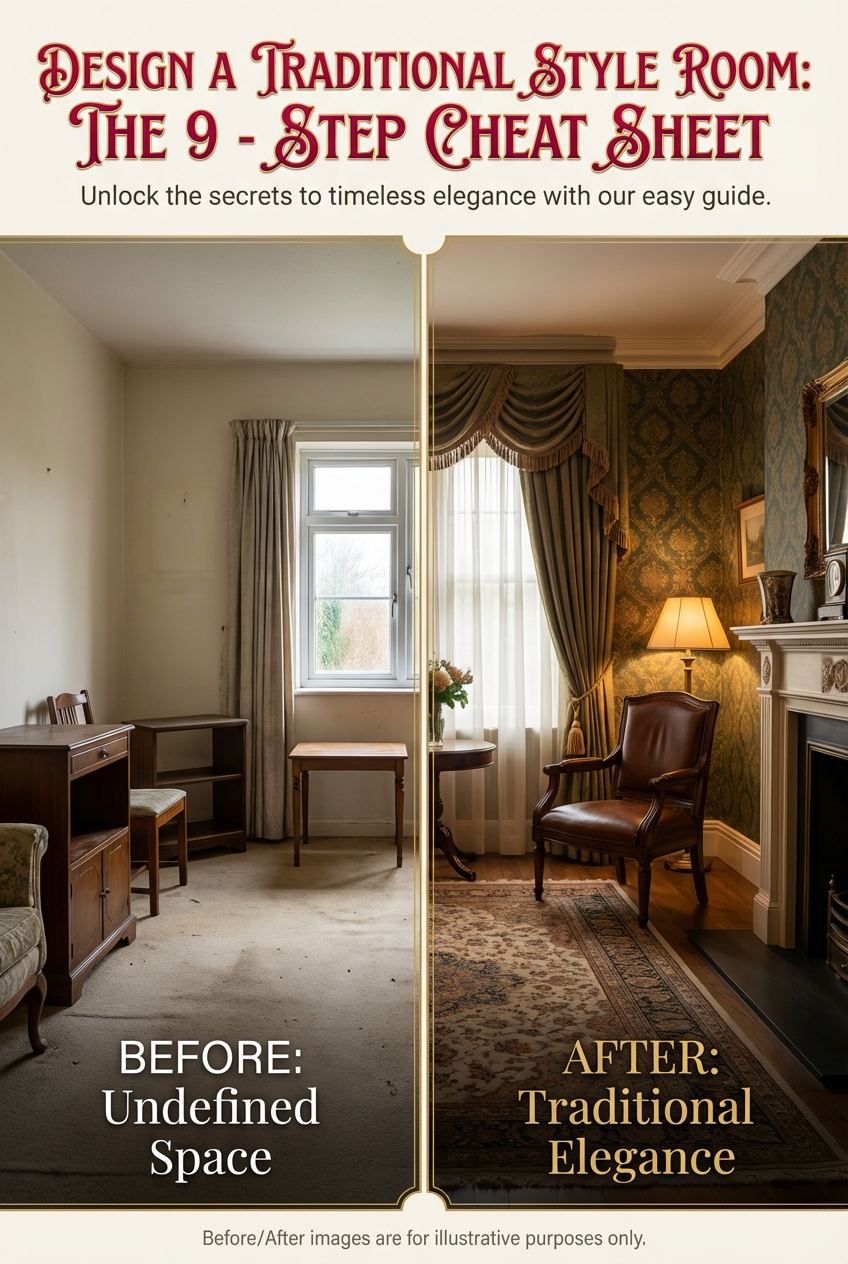 Design a Traditional Style Room: the 9 – Step Cheat Sheet - photo 5