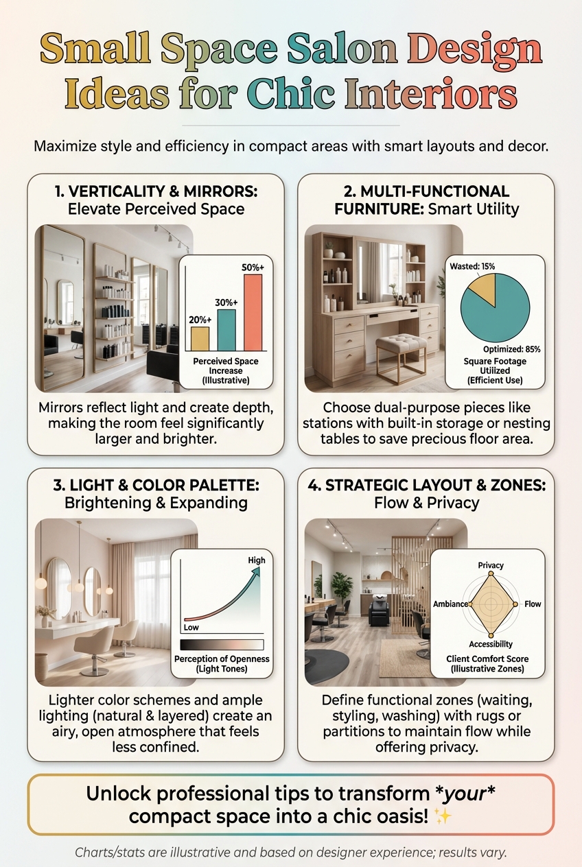 Small Space Salon Design Ideas for Chic Interiors - photo 3