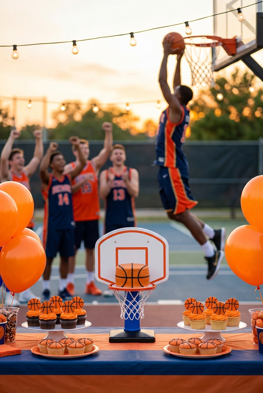 Slam Dunk Basketball Party Ideas for Fans