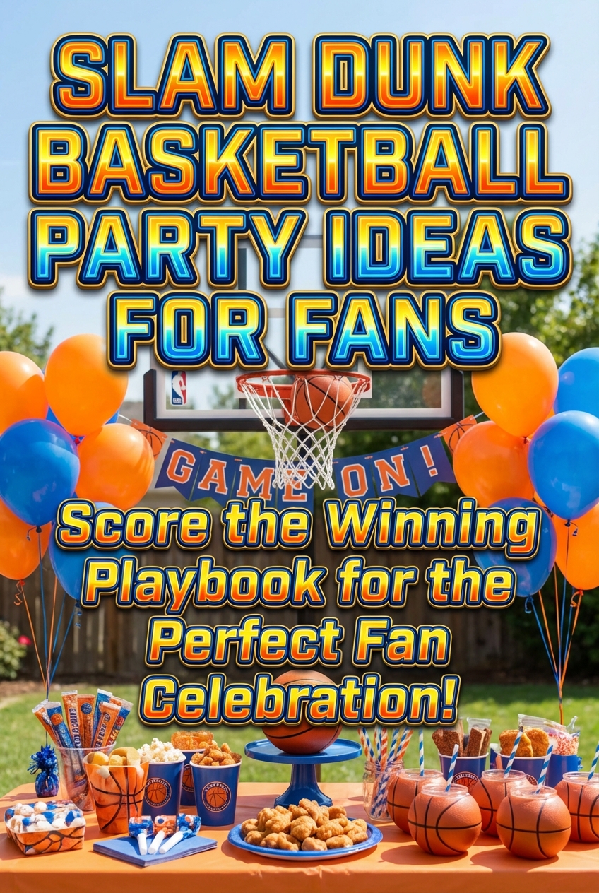 Slam Dunk Basketball Party Ideas for Fans - photo 2